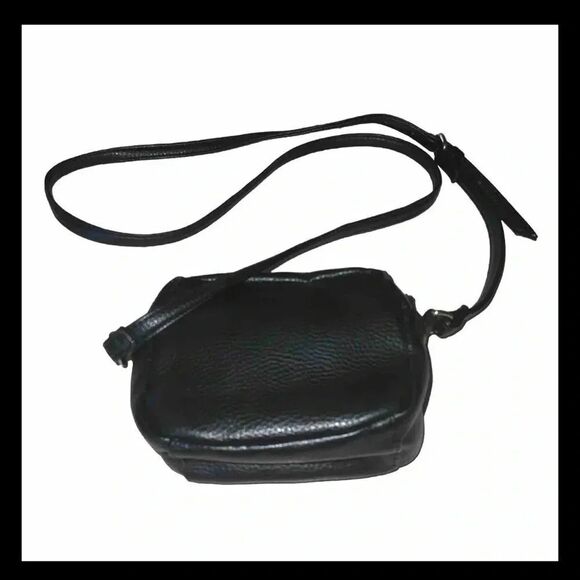 Juicy Couture Black Small Crossbody Gold Chain W Logo Bag - Picture 6 of 7